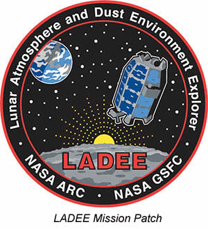 Mission Patch for NASAs Lunar Laser Communications Demonstration