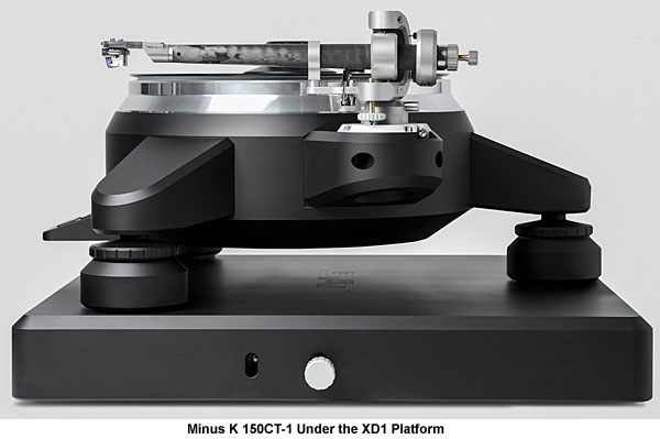 Record Player Vibration Isolation | SAT XD1 on Minus K 150CT-1