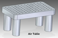 Air Table Vibration Dampening